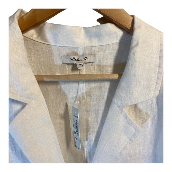 Madewell 100% Linen Resort Shirt NWT - Picture 3 of 7